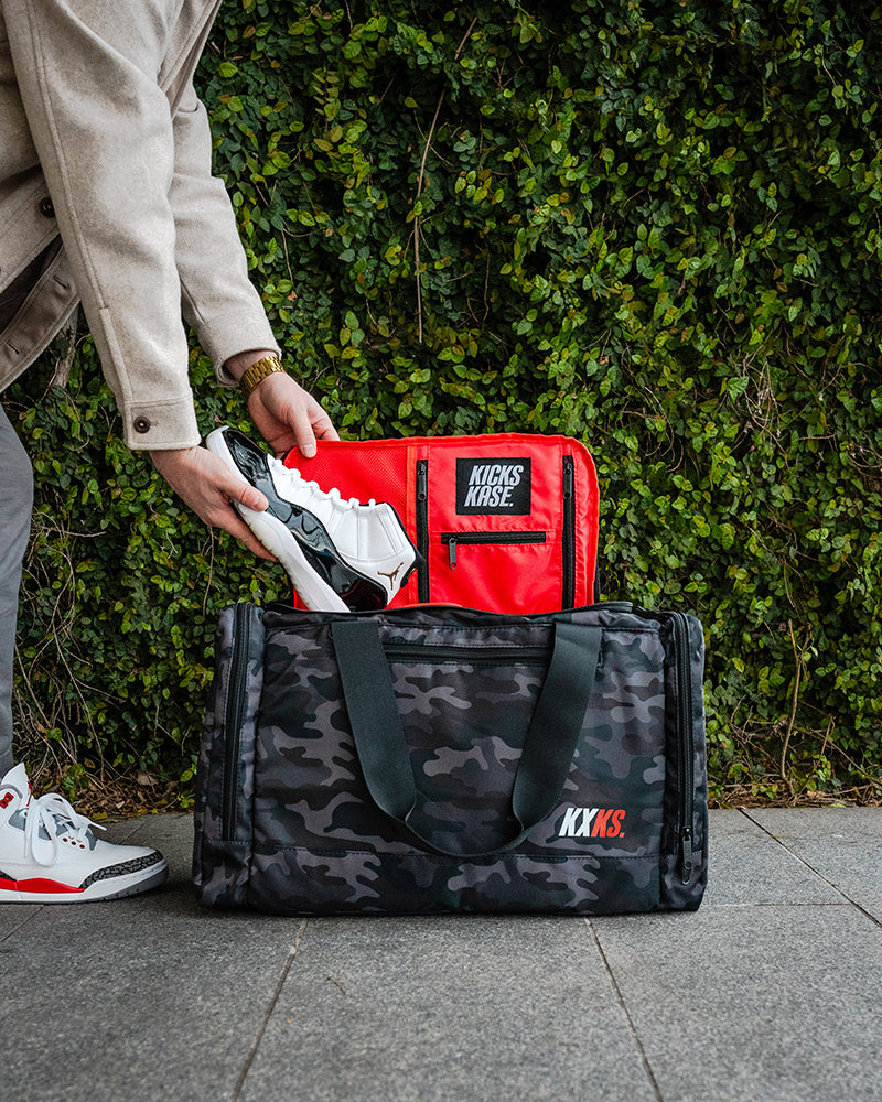 Camo Duffle (Black/Red)