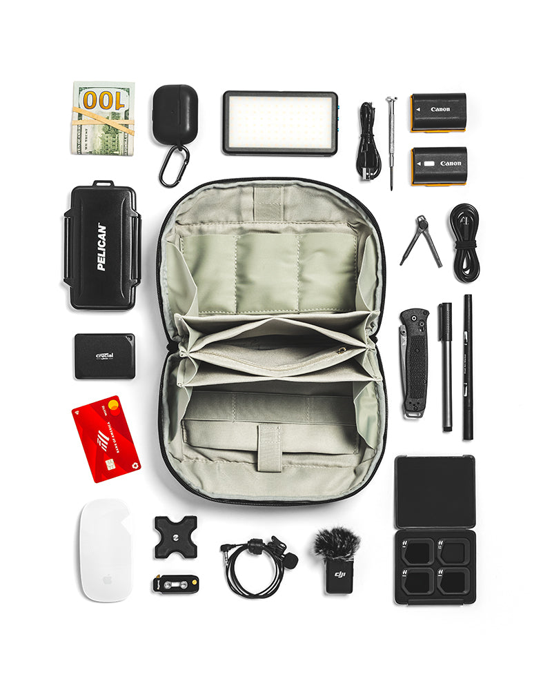 Tech Pouch (Black/Grey)