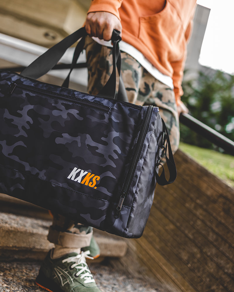 Camo Duffle (Black/Orange)