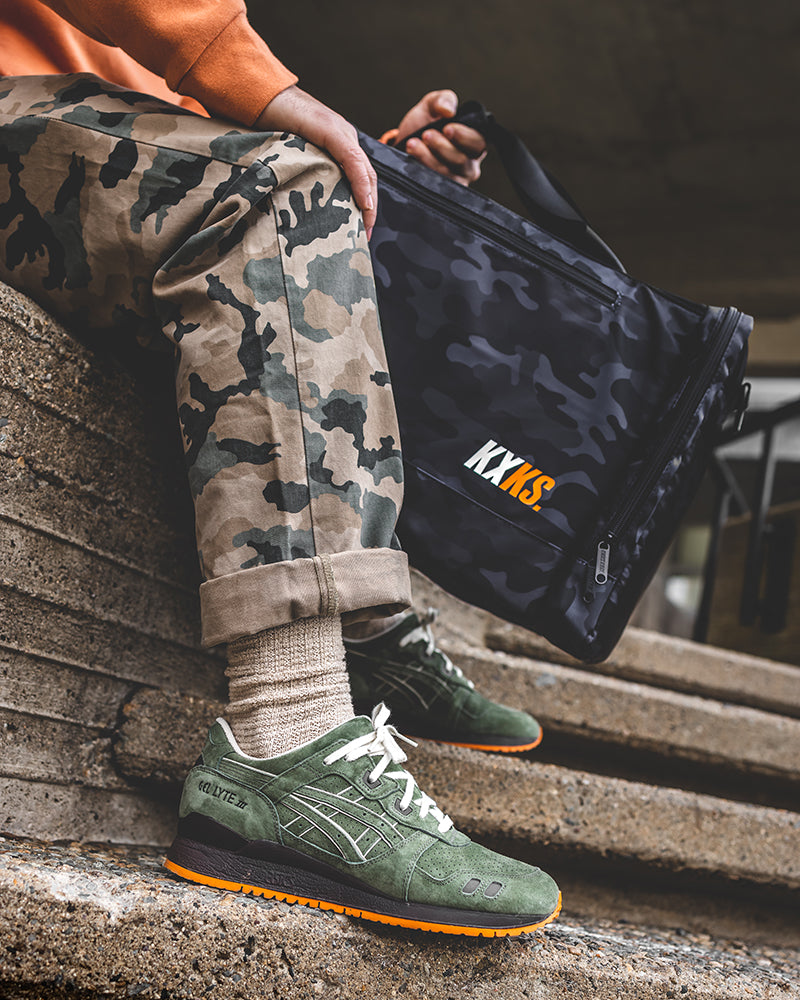 Camo Duffle (Black/Orange)