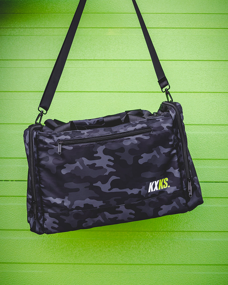 Camo Duffle (Black/Acid Green)