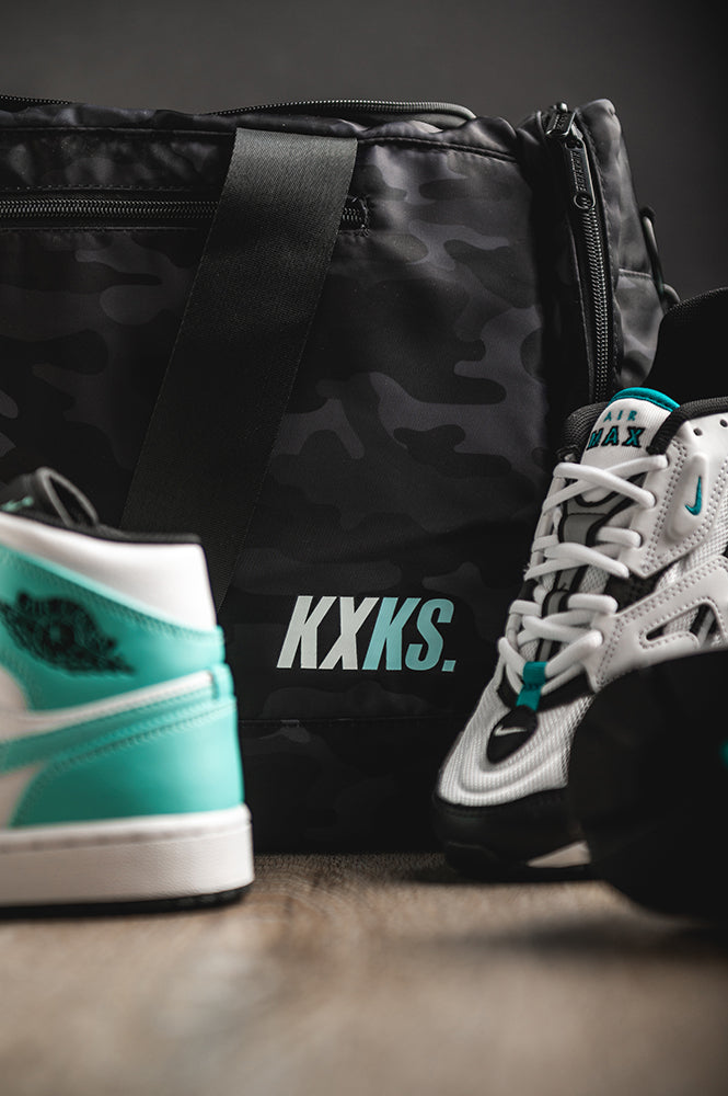 Camo Duffle (Black/Tiffany)