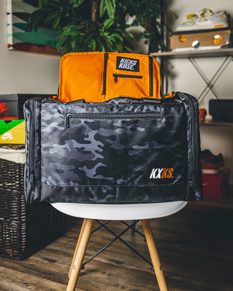 Camo Duffle (Black/Orange)